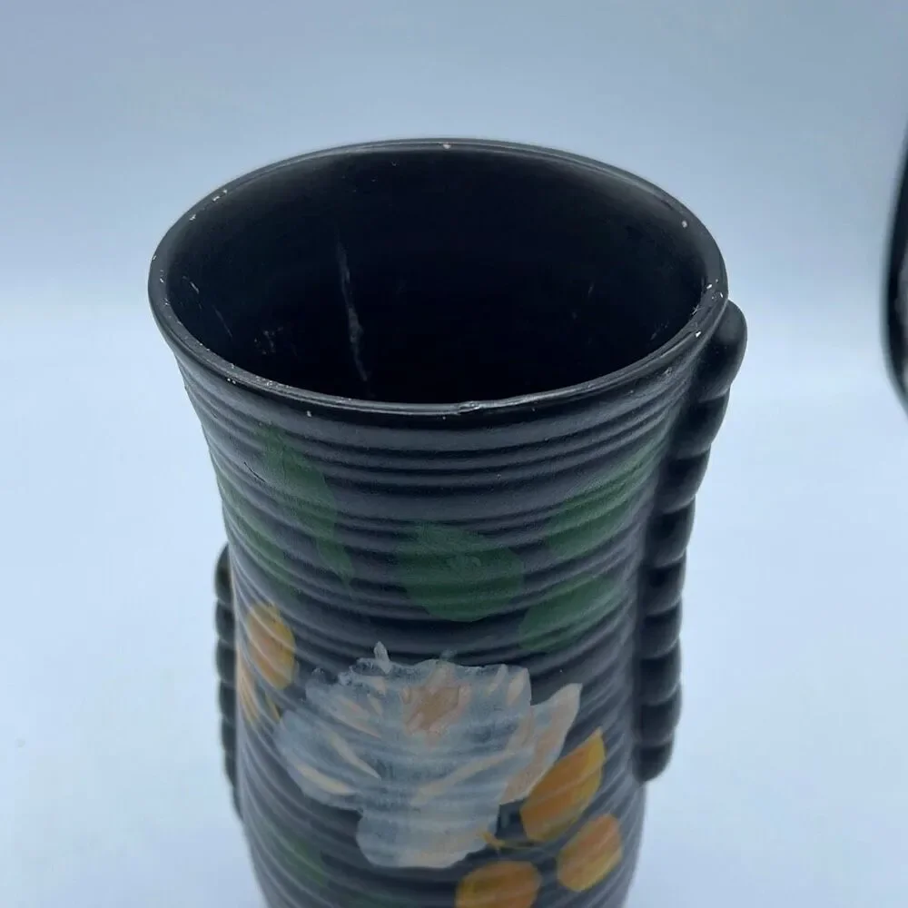 Vintage Brentleigh Ware Rise vase hand painted circa 1930 , made in England